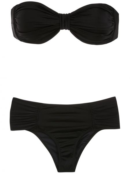 Bikini con escote pronunciado Brigitte negro
