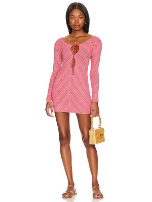 Robe longue Indah rose