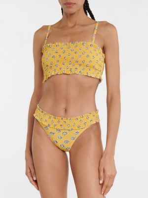Bikini cu model floral Tory Burch