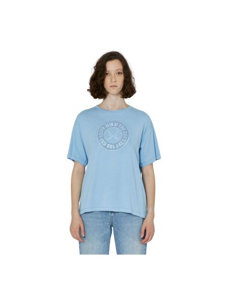 T-shirt mit rundem ausschnitt John Richmond blau