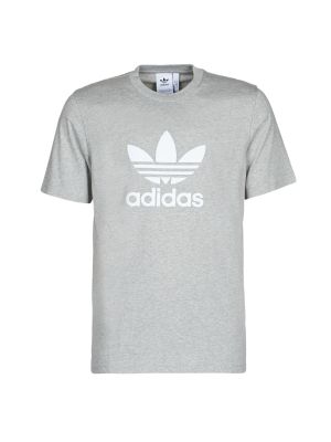 Rövid ujjú póló Adidas szürke