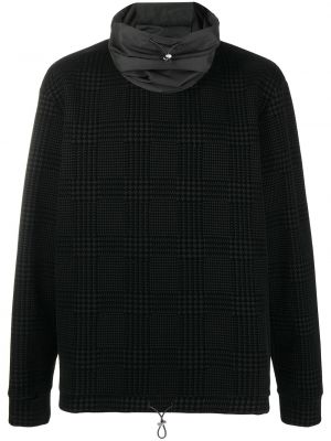 Sudadera a cuadros Emporio Armani negro