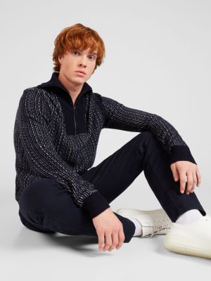 Džemperis ar augstu apkakli Esprit balts