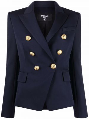 Lang blazer Balmain blå