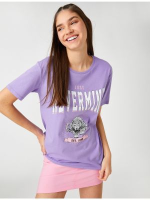 T-krekls Koton violets