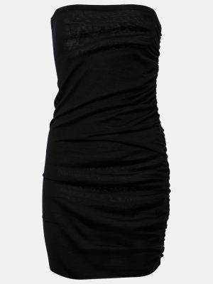 Шерстяное платье мини Isabel Marant черное