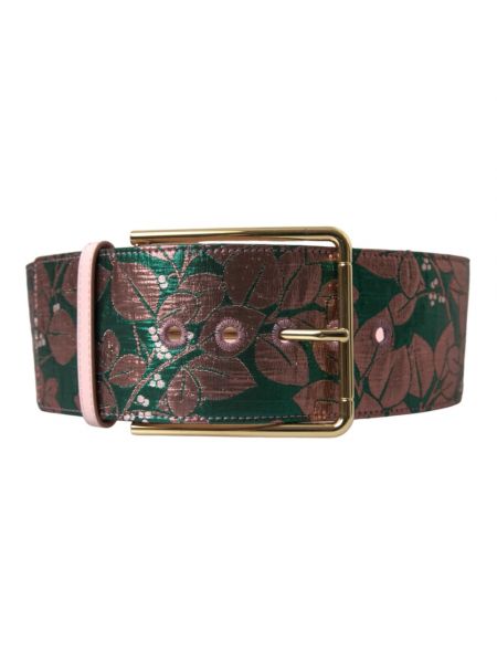 Cinturón de flores de tejido jacquard Dolce & Gabbana