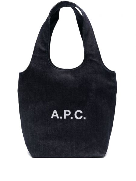 Shopping bag A.p.c. blå