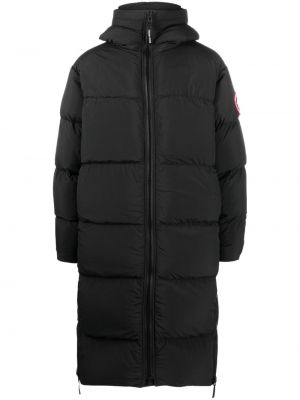 Παλτό με φερμουάρ Canada Goose μαύρο