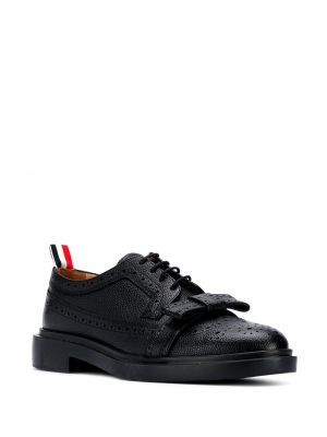 Zapatos oxford con lazo Thom Browne negro