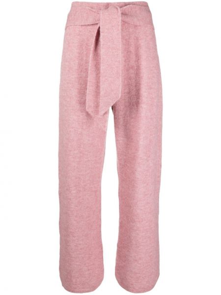 Pantalones de punto Nanushka rosa