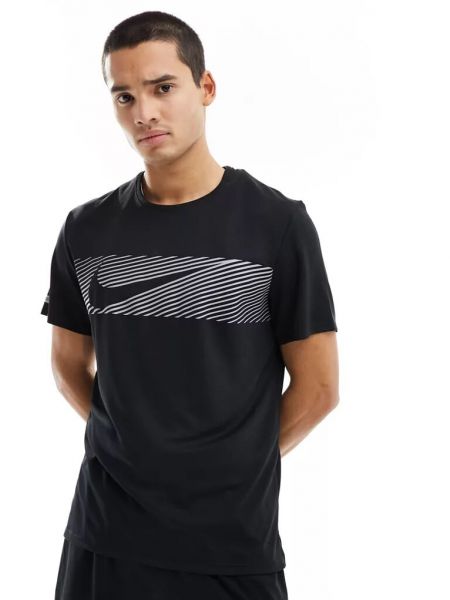 Светоотражающее поло Nike черное