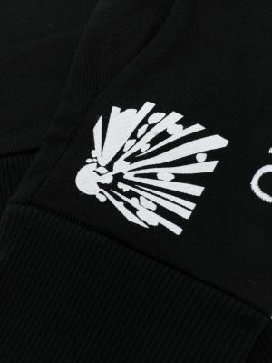 Handschuh mit stickerei aus baumwoll 032c schwarz