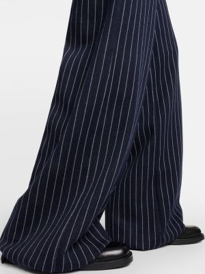 Pruhované bavlněné kalhoty Max Mara