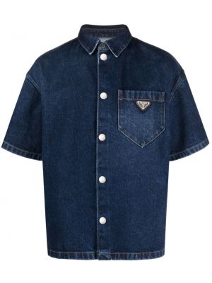 Džínová košile Prada modrá