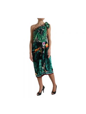 Vestido midi Dolce & Gabbana verde