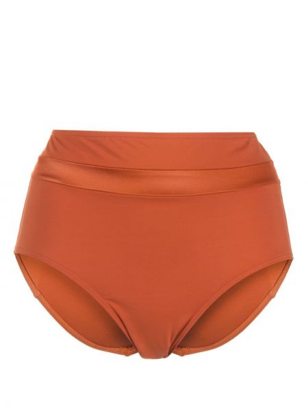 Bikini taille haute de motif coeur Marlies Dekkers orange