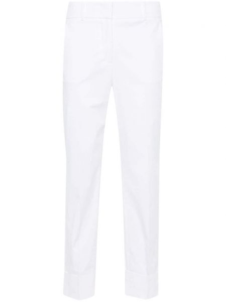 Pantalon droit plissé Peserico blanc
