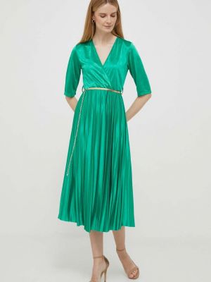 Платье миди Artigli зеленое