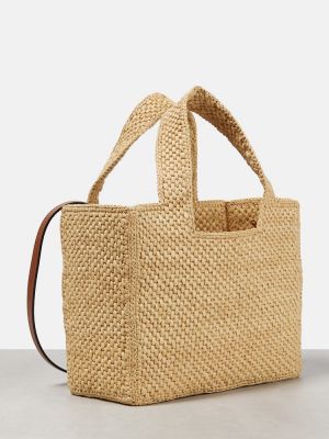 Τσάντα shopper Loewe μπεζ