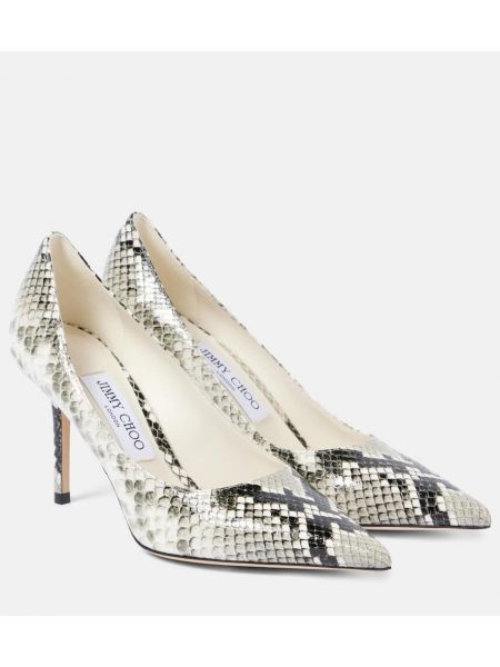 Läder pumps Jimmy Choo röd