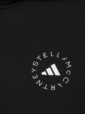 Hanorac cu fermoar Adidas By Stella Mccartney negru
