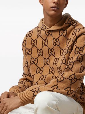 Woll hoodie Gucci braun