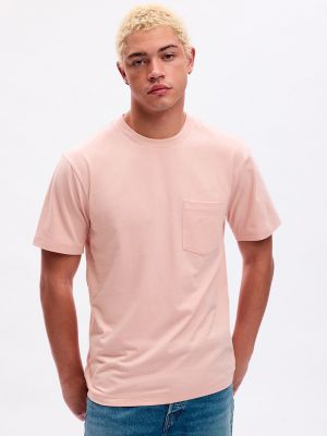 Camiseta manga corta Gap rosa