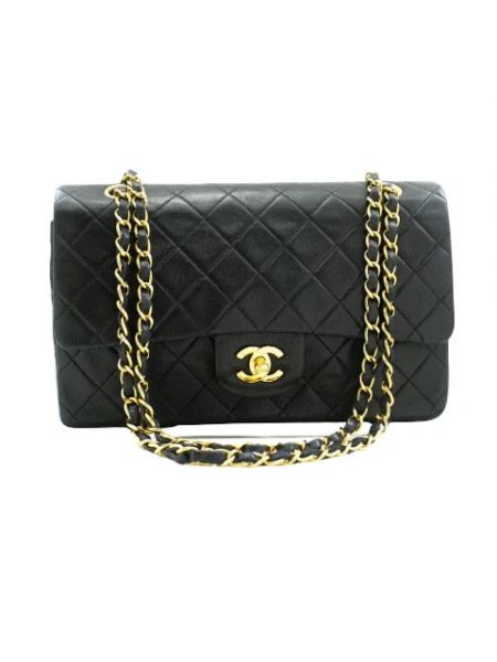 Czarna torebka skórzana Chanel Vintage
