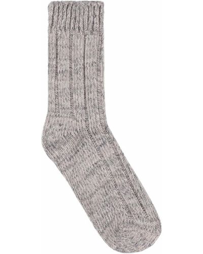 Памучни чорапи Birkenstock сиво