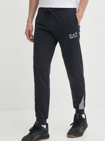 Spodnie sportowe z nadrukiem Ea7 Emporio Armani