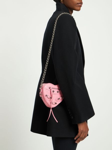 Τσάντα χιαστί Balenciaga ροζ