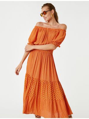 Šaty Koton oranžová