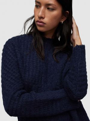 Sweter Allsaints niebieski