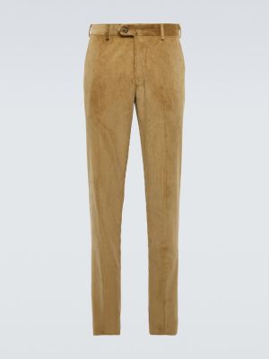 Pantalones de pana de algodón Loro Piana marrón