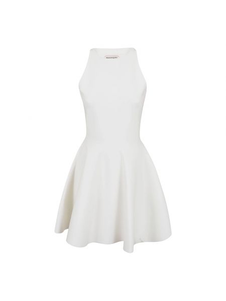 Sukienka mini Alexander Mcqueen biała