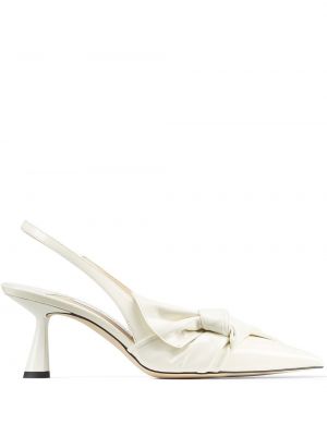 Slingback pumpar med remmar Jimmy Choo vit