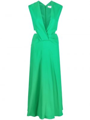 Večernja haljina Victoria Victoria Beckham zelena