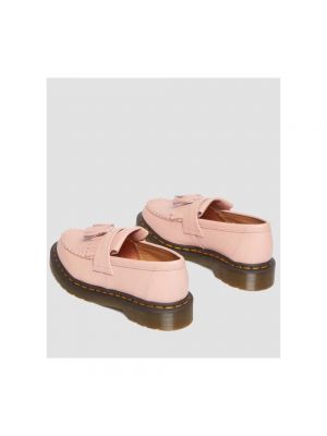 Loafers de cuero Dr. Martens rosa