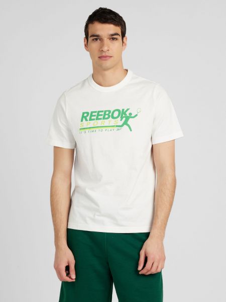 T-shirt sportive in maglia Reebok