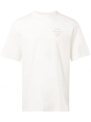 Haftowana koszulka bawełniana Reebok biała