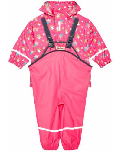 Playshoes Esőkabát szett 408692 M Rózsaszín Regular Fit