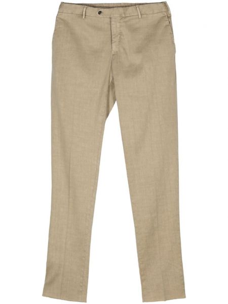 Pantalon chino en lin Pt Torino beige
