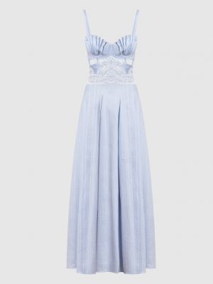 Мереживна сукня Ermanno Scervino блакитна