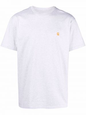 T-shirt ricamato Carhartt Wip grigio