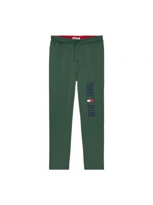 Spodnie sportowe Tommy Hilfiger zielone