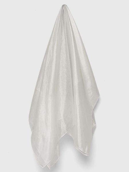 Копринен шал Answear Lab бяло