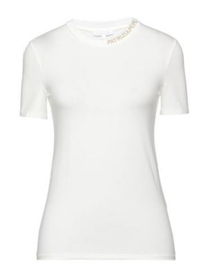 Camiseta de viscosa Patrizia Pepe blanco