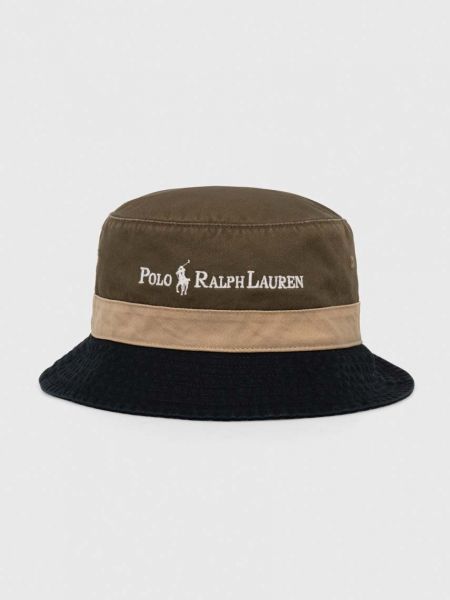 Pamučni šešir Polo Ralph Lauren zelena