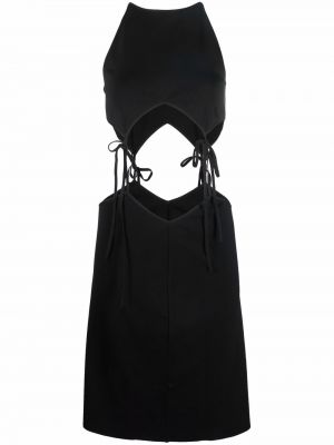 Κοκτέιλ φόρεμα Bottega Veneta μαύρο